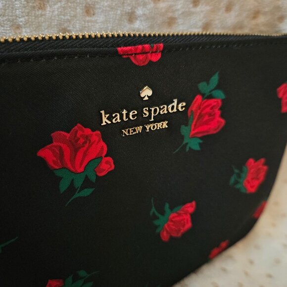 Kate Spade Chelsea Rose Print Wristlet Pouch - Picture 6 of 12
